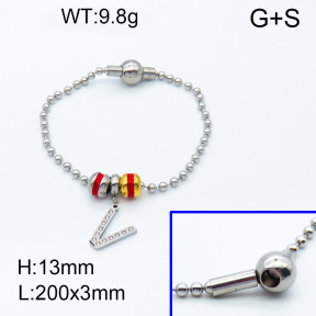 SS Bracelet  3B4002178ahlv-066