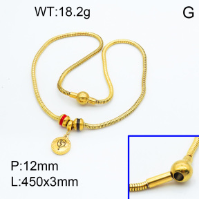 SS Necklace  3N3000585vhol-066