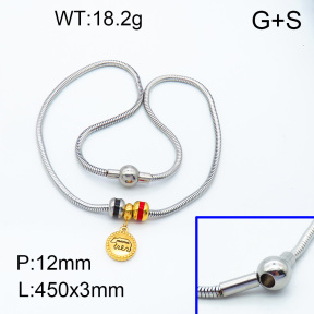 SS Necklace  3N3000604vhnl-066