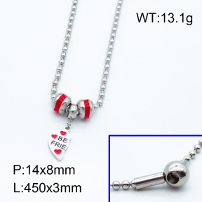 SS Necklace  3N3000638vhml-066