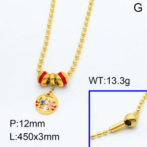 SS Necklace  3N3000643vhnl-066