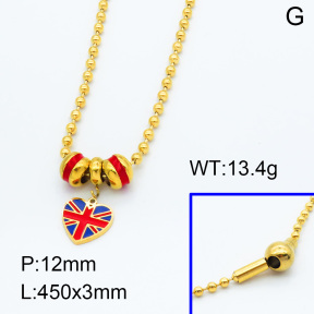 SS Necklace  3N3000647vhnl-066