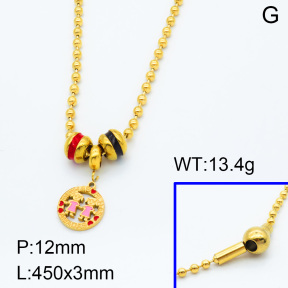 SS Necklace  3N3000651vhnl-066