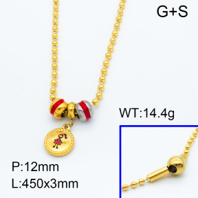 SS Necklace  3N3000663vhnv-066