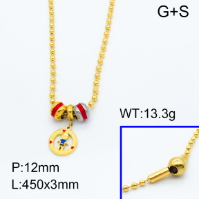 SS Necklace  3N3000665vhnv-066