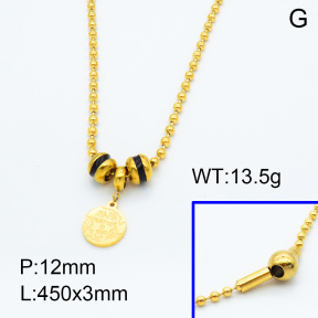 SS Necklace  3N3000675vhml-066