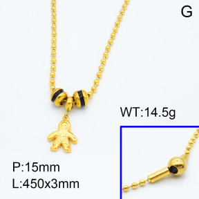 SS Necklace  3N3000683vhnl-066