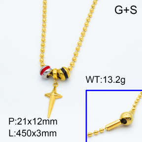 SS Necklace  3N3000701vhnv-066