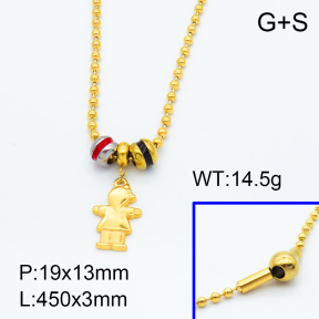 SS Necklace  3N3000705vhnv-066