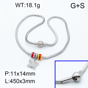 SS Necklace  3N4001260vhnl-066