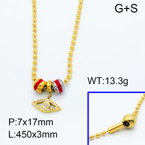 SS Necklace  3N4001281vhnl-066