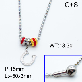 SS Necklace  3N4001284vhml-066