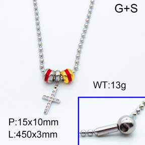 SS Necklace  3N4001286vhml-066