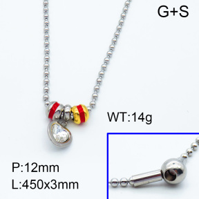 SS Necklace  3N4001288vhml-066