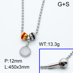 SS Necklace  3N4001290vhmv-066