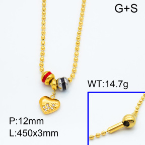 SS Necklace  3N4001293vhnl-066