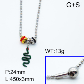 SS Necklace  3N4001300vhnl-066