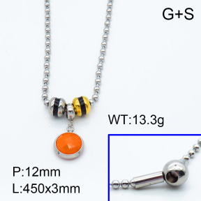 SS Necklace  3N4001308vhmv-066