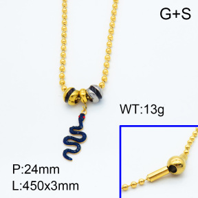 SS Necklace  3N4001311vhol-066