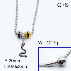 SS Necklace  3N4001314vhnl-066