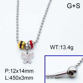 SS Necklace  3N4001316vhnv-066