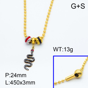 SS Necklace  3N4001317vhol-066