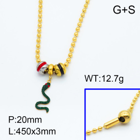 SS Necklace  3N4001319vhol-066