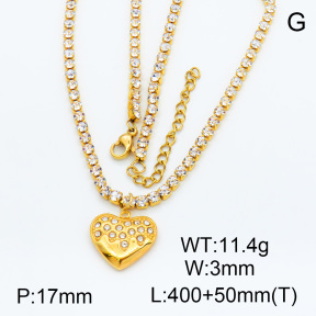 SS Necklace  3N4001325vhkb-066