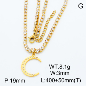 SS Necklace  3N4001327vhkb-066