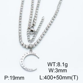 SS Necklace  3N4001328ahjb-066