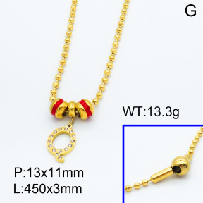 SS Necklace  3N4001361vhov-066