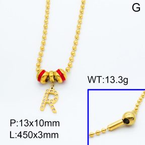 SS Necklace  3N4001363vhov-066