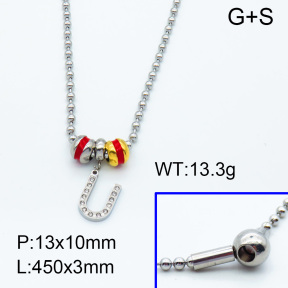 SS Necklace  3N4001370vhml-066