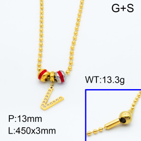 SS Necklace  3N4001371vhnl-066