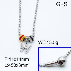 SS Necklace  3N4001374vhml-066