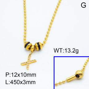 SS Necklace  3N4001375vhov-066