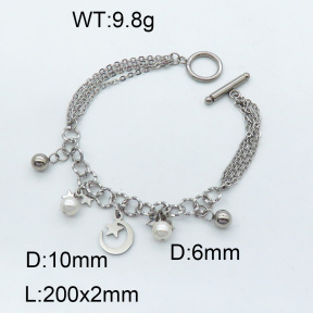 SS Bracelet  3B3002374bbov-350