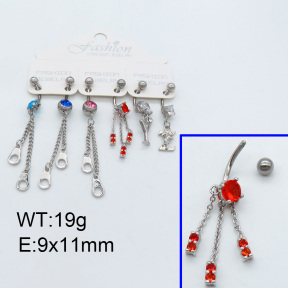 SS Earrings  3E4001816bika-256