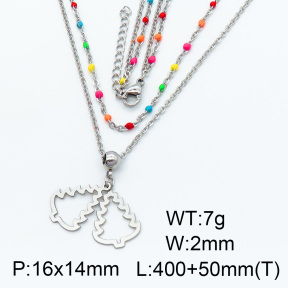 SS Necklace  3N3000711bbov-350