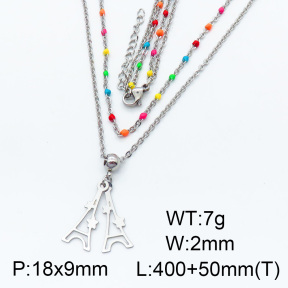 SS Necklace  3N3000712bbov-350