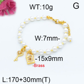 Fashion Brass Bracelet  F6B300163vhmv-J09