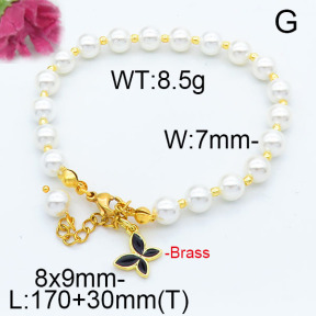 Fashion Brass Bracelet  F6B300167bhia-J09