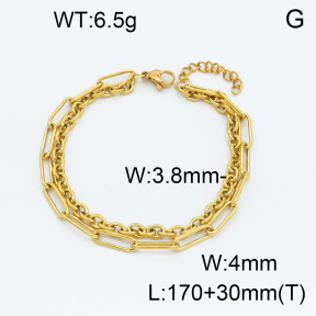 SS Bracelet  3B2002549vbmb-908