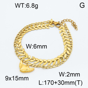 SS Bracelet  3B2002561vbnb-908