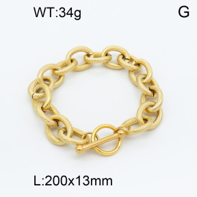 SS Bracelet  3B2002609bhbl-908