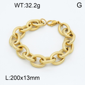 SS Bracelet  3B2002653bhbl-908