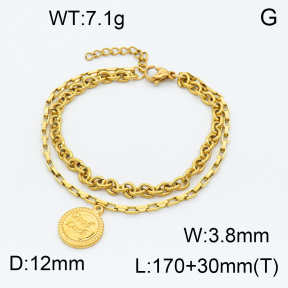 SS Bracelet  3B2002663vbnb-908