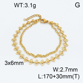 SS Bracelet  3B2002665vbll-908