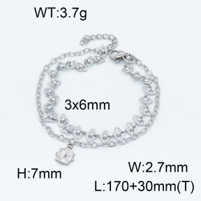 SS Bracelet  3B2002668vbmb-908