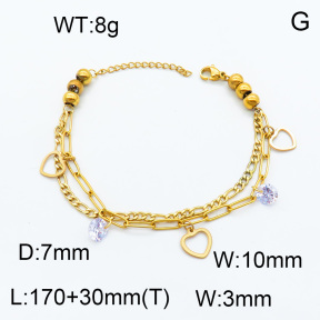 SS Bracelet  3B4002189bhva-610